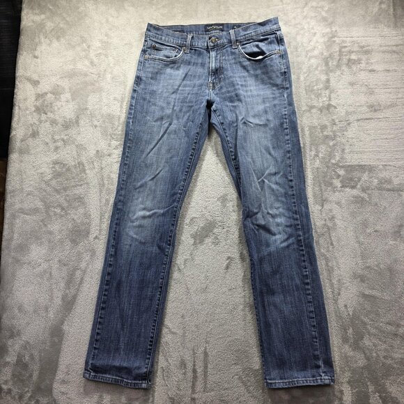 Lucky Brand Jeans Mens 32x34 Blue 221 Straight Stretch Denim Medium Wash 7MC1030 - Picture 1 of 11